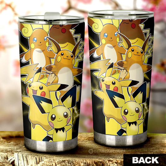 Pikachu Tumbler Cup Custom Car Accessories For Fans - Gearcarcover - 2