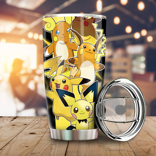 Pikachu Tumbler Cup Custom Car Accessories For Fans - Gearcarcover - 1