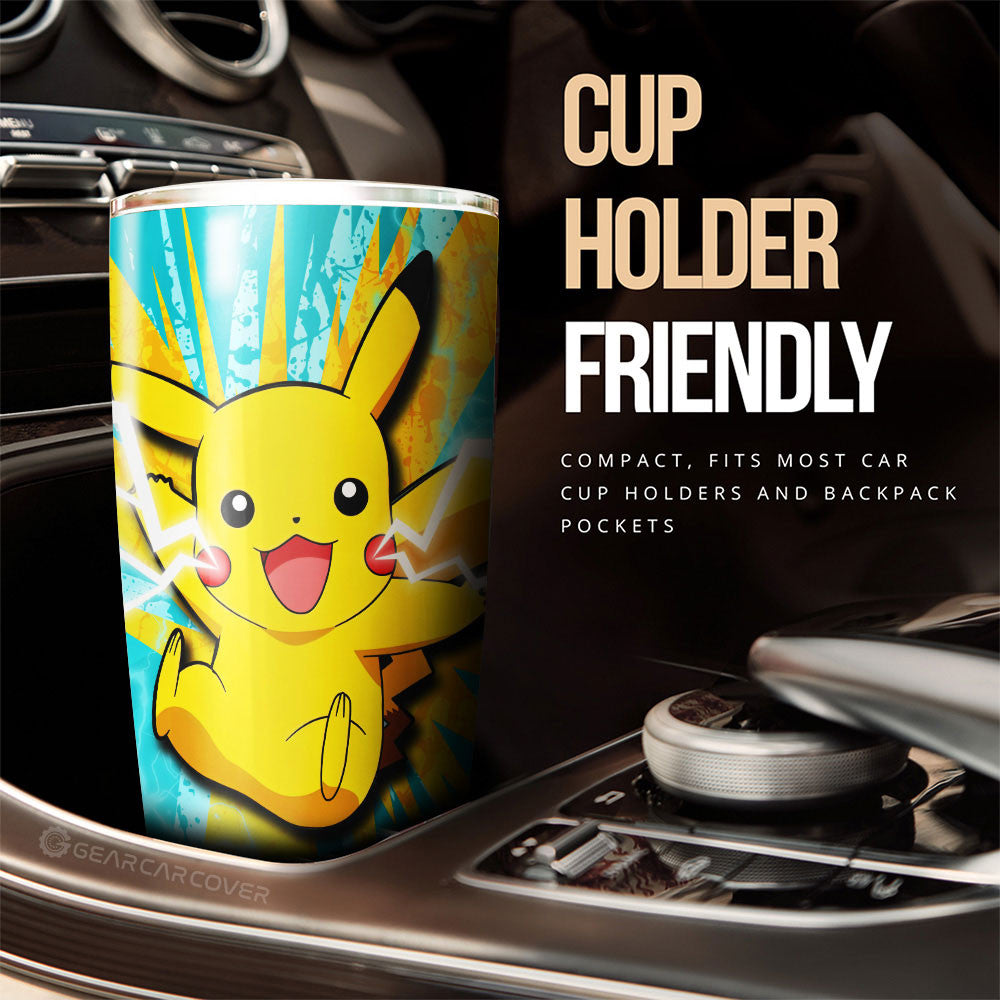 Pikachu Tumbler Cup Custom Car Interior Accessories - Gearcarcover - 2