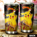 Pikachu Tumbler Cup Custom Tie Dye Style Anime Car Accessories - Gearcarcover - 3