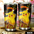 Pikachu Tumbler Cup Custom Tie Dye Style Car Accessories - Gearcarcover - 3