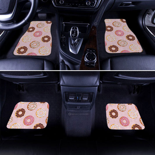 Pink Donuts Car Floor Mats Custom Girly Pattern Car Accessories - Gearcarcover - 2
