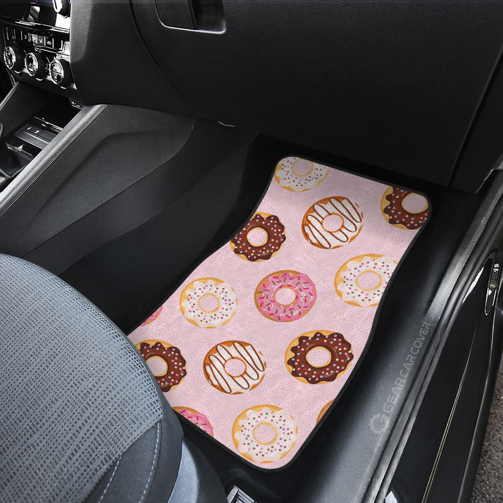 Pink Donuts Car Floor Mats Custom Girly Pattern Car Accessories - Gearcarcover - 3