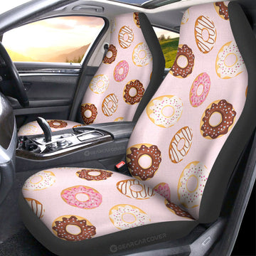 Pink Donuts Car Seat Covers Custom Girly Pattern Car Accessories - Gearcarcover - 1