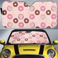 Pink Donuts Car Sunshade Custom Girly Pattern Car Accessories - Gearcarcover - 1