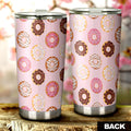 Pink Donuts Tumbler Cup Custom Girly Pattern Car Accessories - Gearcarcover - 2