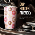 Pink Donuts Tumbler Cup Custom Girly Pattern Car Accessories - Gearcarcover - 3