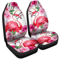 Pink Flamingo Car Seat Covers Custom Beautiful Car Interior Accessories - Gearcarcover - 3