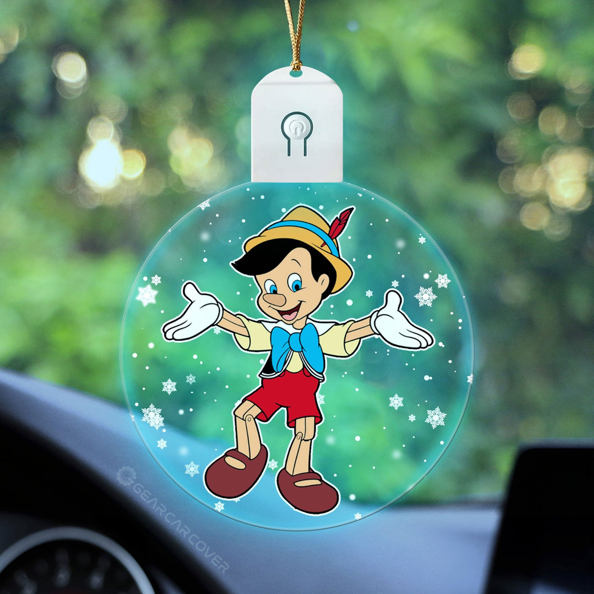 Pinocchio Led Ornament Custom Car Decorations - Gearcarcover - 2