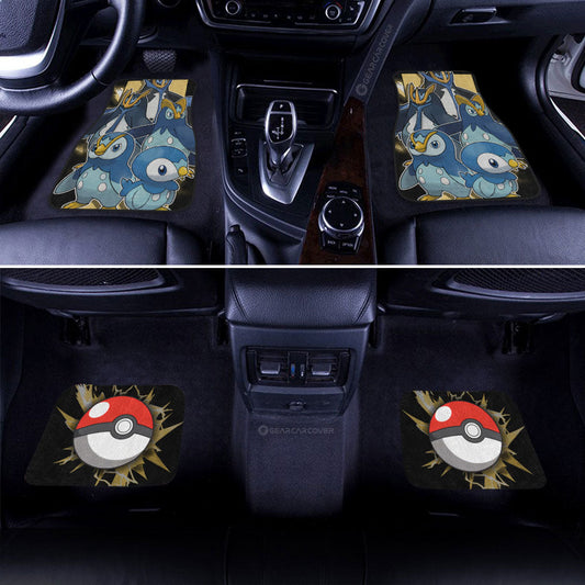 Piplup Car Floor Mats Custom Car Accessories For Fans - Gearcarcover - 2