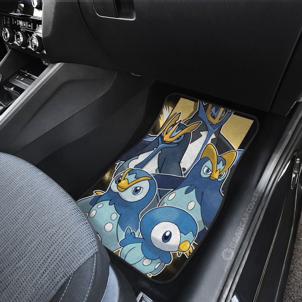 Piplup Car Floor Mats Custom Car Accessories For Fans - Gearcarcover - 3