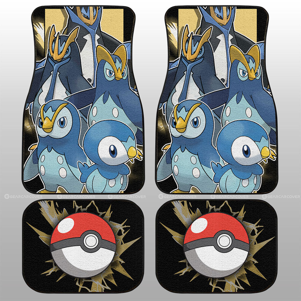 Piplup Car Floor Mats Custom Car Accessories For Fans - Gearcarcover - 1