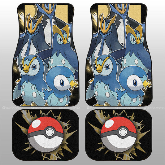 Piplup Car Floor Mats Custom Car Accessories For Fans - Gearcarcover - 1
