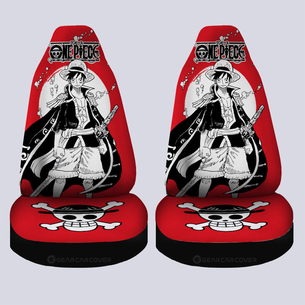 Pirate King Luffy Car Seat Covers Custom Car Accessories - Gearcarcover - 4