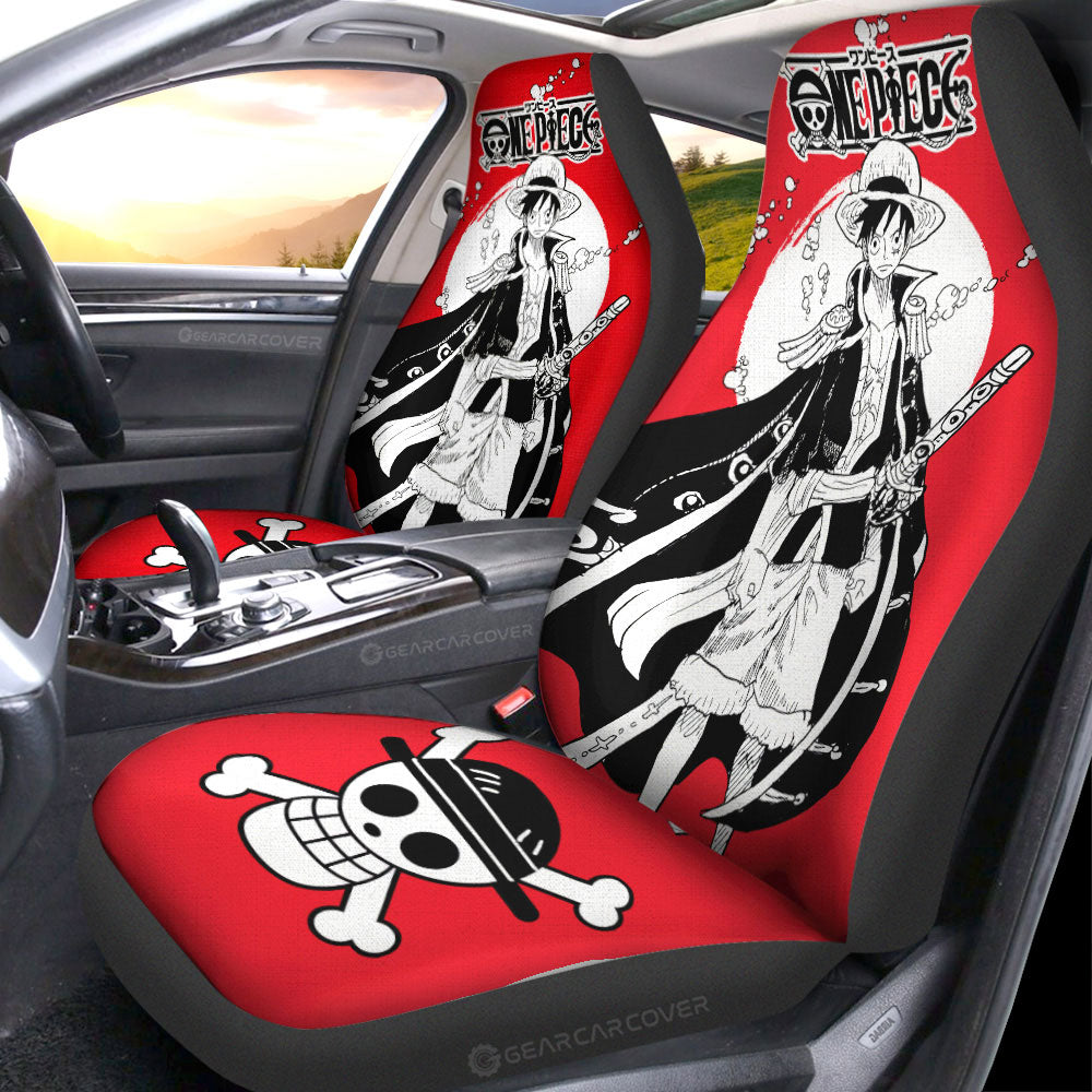 Pirate King Luffy Car Seat Covers Custom Car Accessories - Gearcarcover - 1