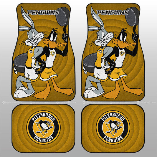 Pittsburgh Penguins Car Floor Mats Custom Car Accessories - Gearcarcover - 1