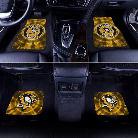 Pittsburgh Penguins Car Floor Mats Custom Tie Dye Car Accessories - Gearcarcover - 2