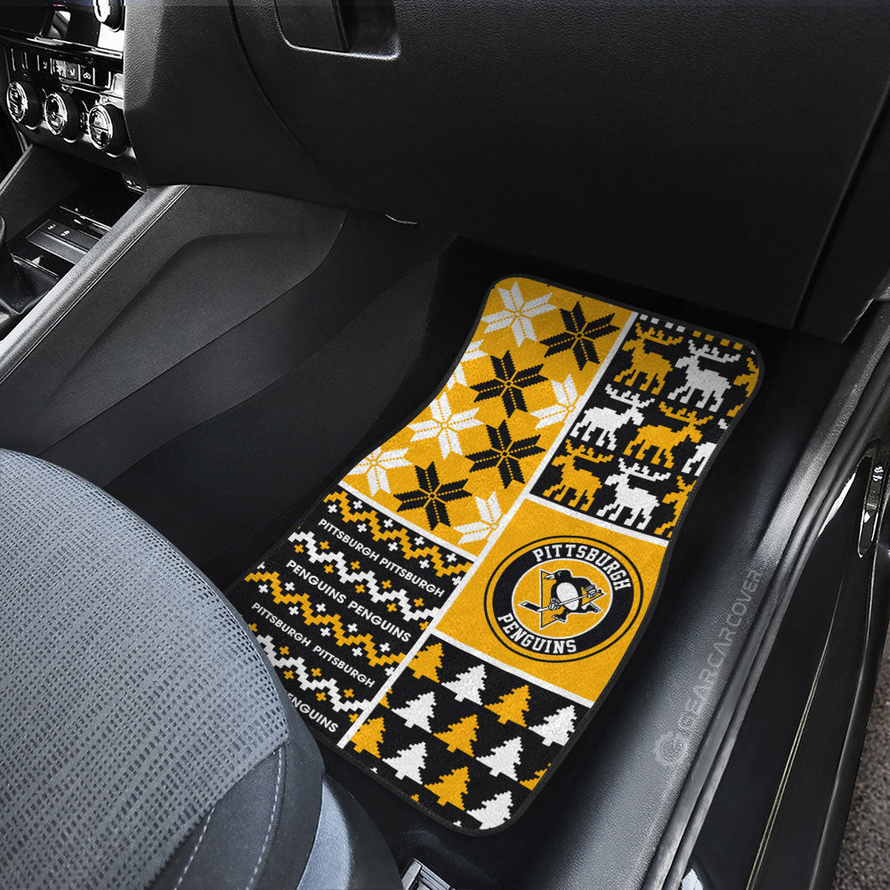 Pittsburgh Penguins Car Floor Mats Custom Ugly Style Car Accessories - Gearcarcover - 3