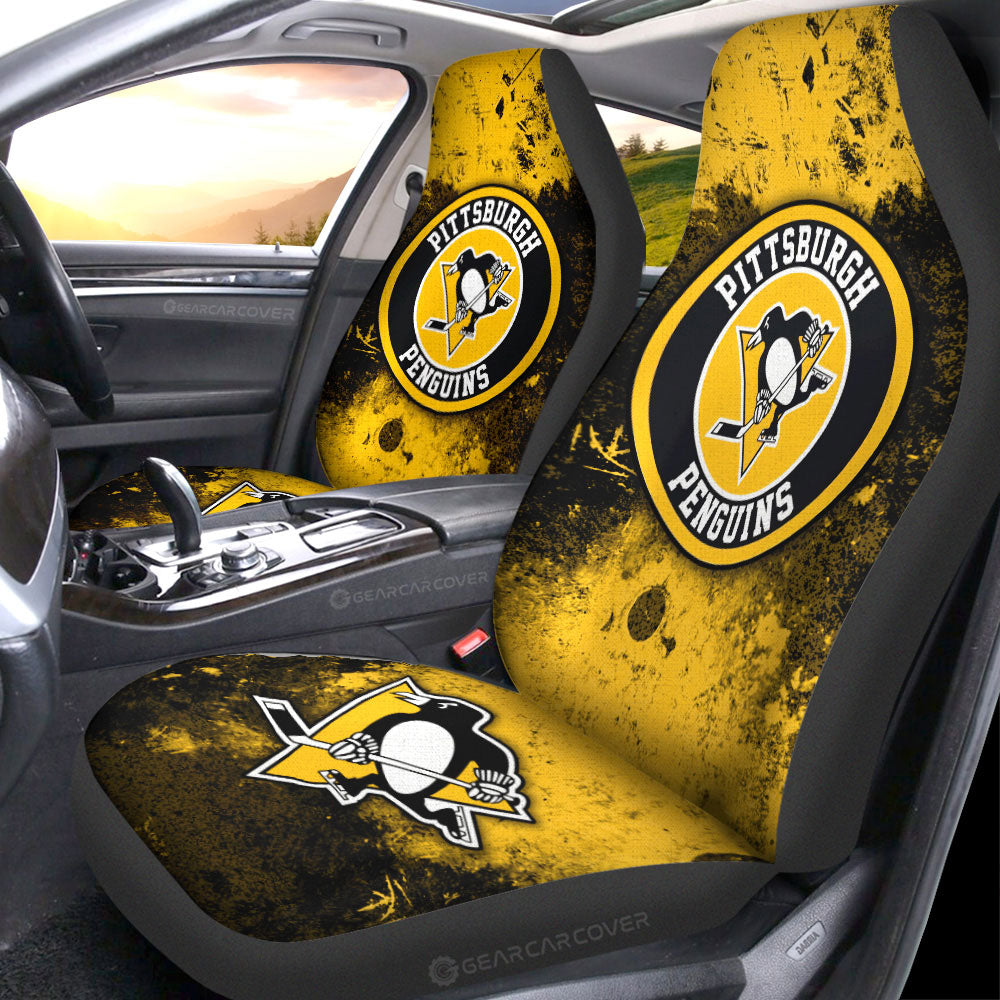 Pittsburgh Penguins Car Seat Covers Custom Car Accessories - Gearcarcover - 1