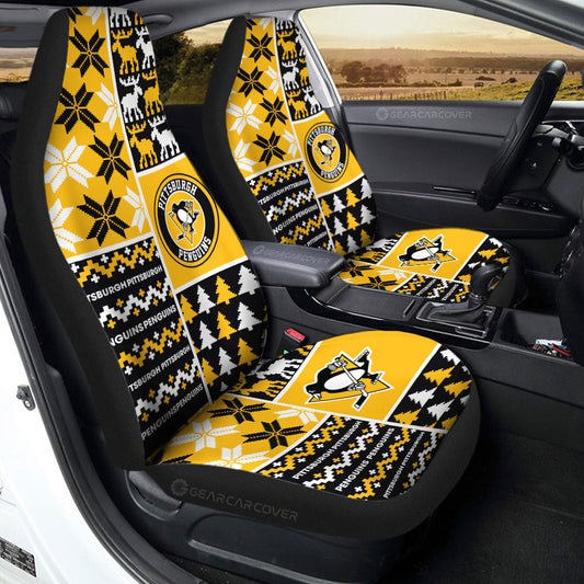 Pittsburgh Penguins Car Seat Covers Custom Ugly Style Car Accessories - Gearcarcover - 2