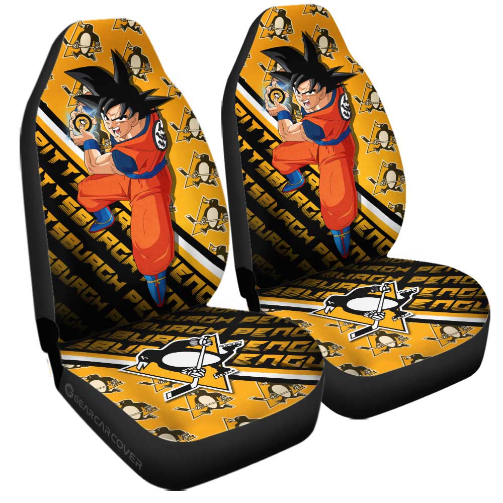 Pittsburgh Penguins Car Seat Covers Goku Car Decorations For Fans - Gearcarcover - 3