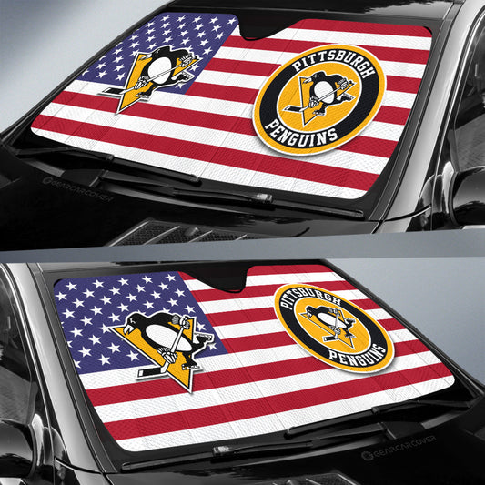 Pittsburgh Penguins Car Sunshade Custom Car Accessories - Gearcarcover - 2