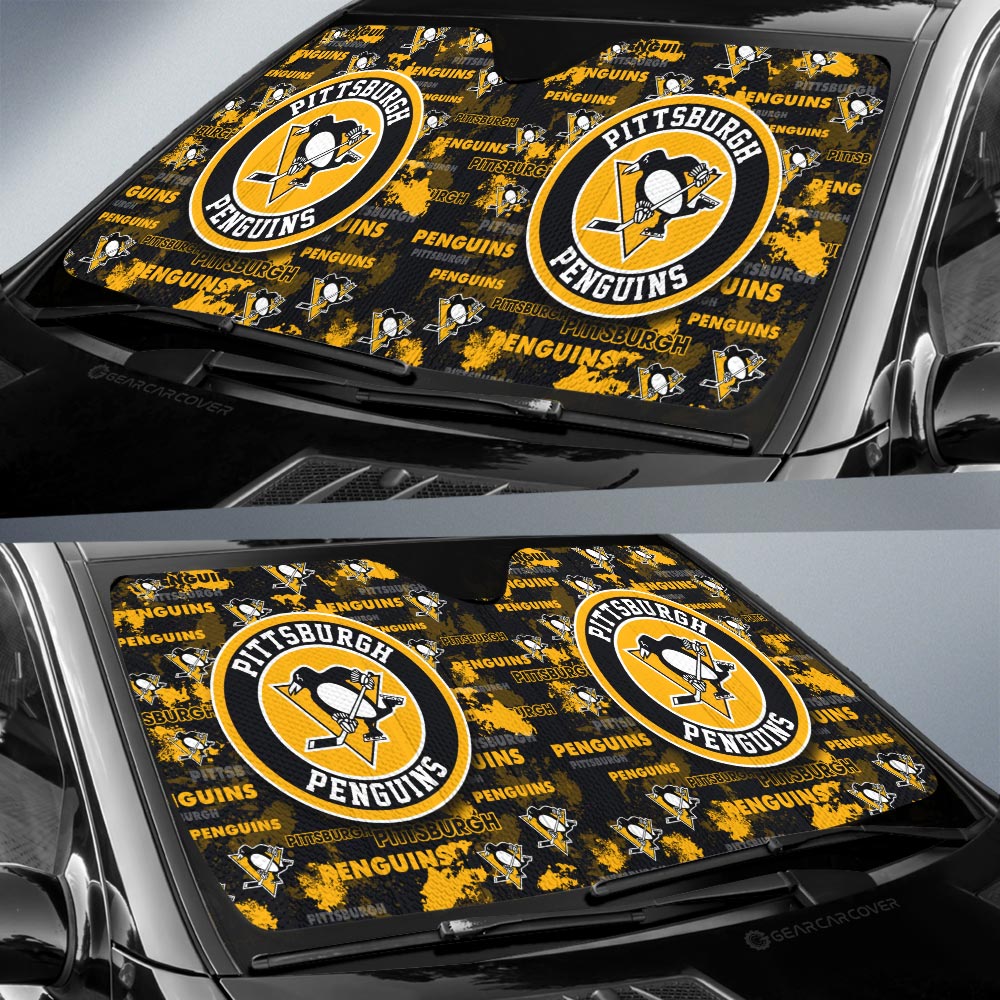 Pittsburgh Penguins Car Sunshade Custom Car Accessories - Gearcarcover - 2