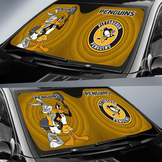 Pittsburgh Penguins Car Sunshade Custom Car Accessories - Gearcarcover - 2