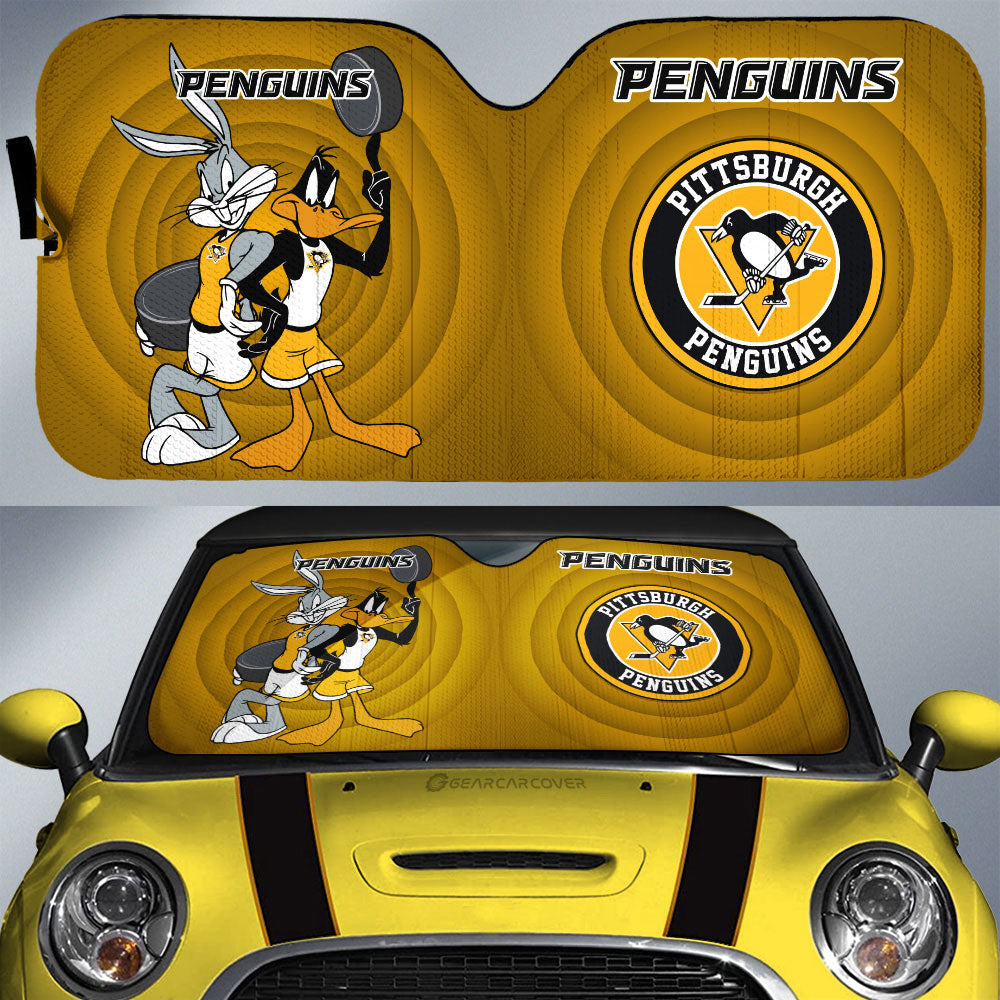 Pittsburgh Penguins Car Sunshade Custom Car Accessories - Gearcarcover - 1