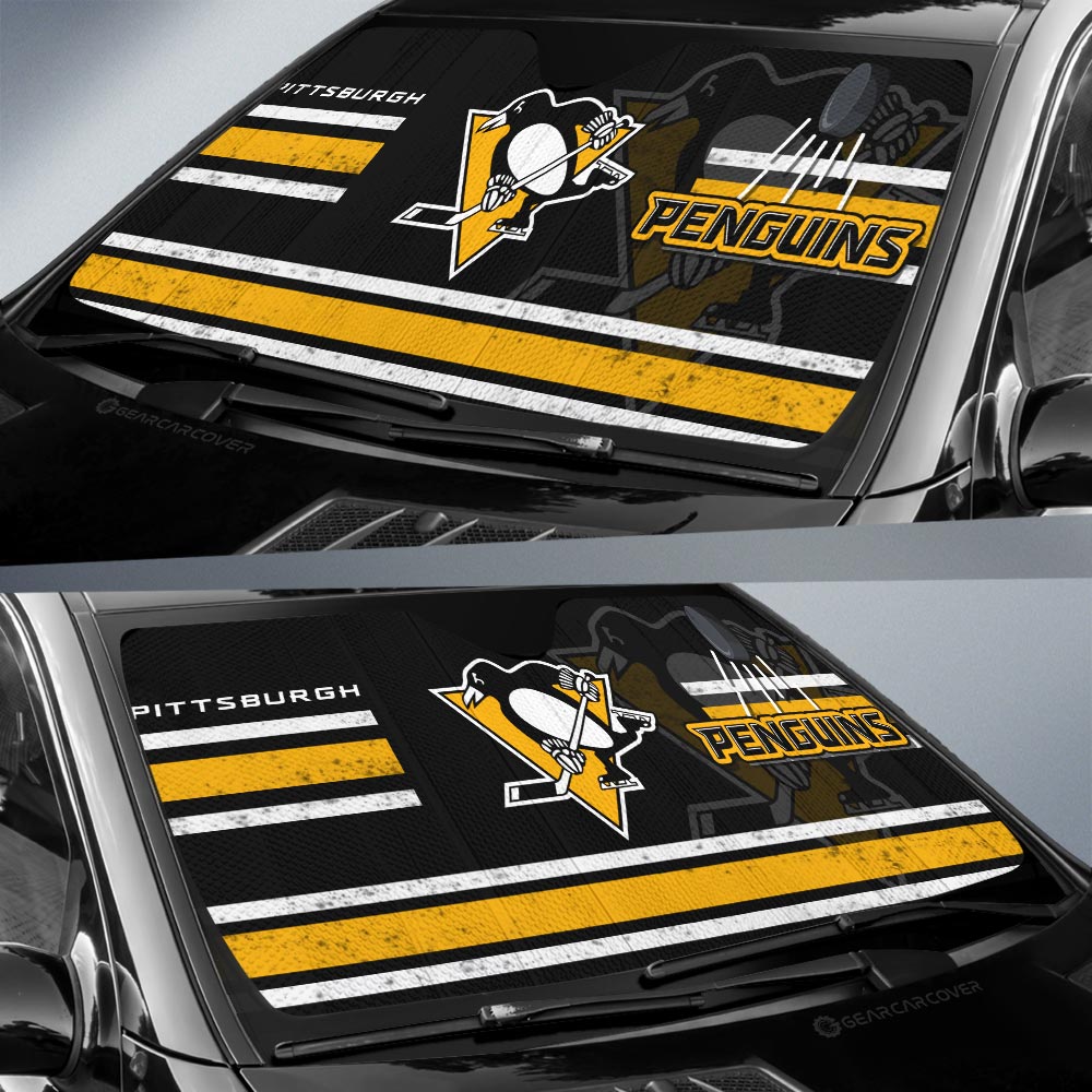 Pittsburgh Penguins Car Sunshade Custom Car Accessories - Gearcarcover - 2