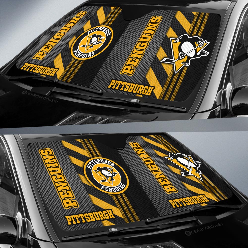 Pittsburgh Penguins Car Sunshade Custom Car Accessories - Gearcarcover - 2