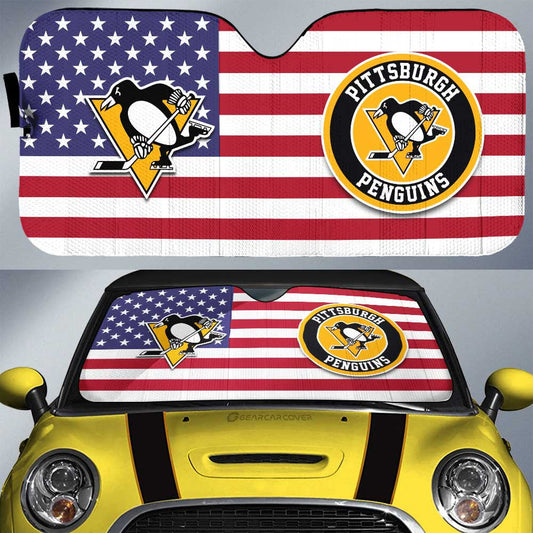 Pittsburgh Penguins Car Sunshade Custom Car Accessories - Gearcarcover - 1
