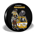 Pittsburgh Penguins Spare Tire Covers Horror Characters Car Accessories - Gearcarcover - 3