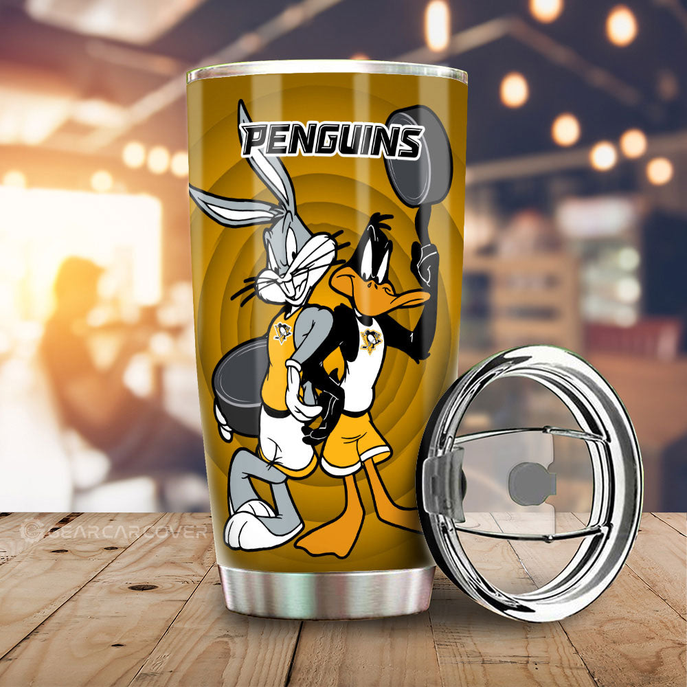 Pittsburgh Penguins Tumbler Cup Custom Car Accessories - Gearcarcover - 2