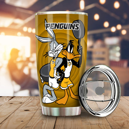 Pittsburgh Penguins Tumbler Cup Custom Car Accessories - Gearcarcover - 2