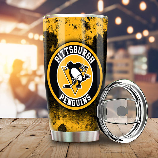 Pittsburgh Penguins Tumbler Cup Custom Car Accessories - Gearcarcover - 2