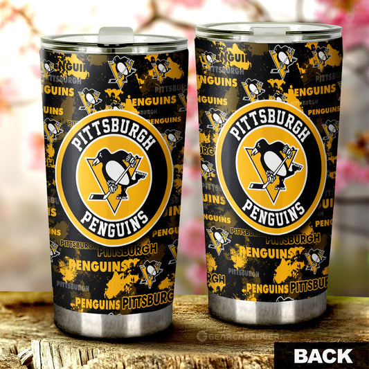 Pittsburgh Penguins Tumbler Cup Custom Car Accessories - Gearcarcover - 2