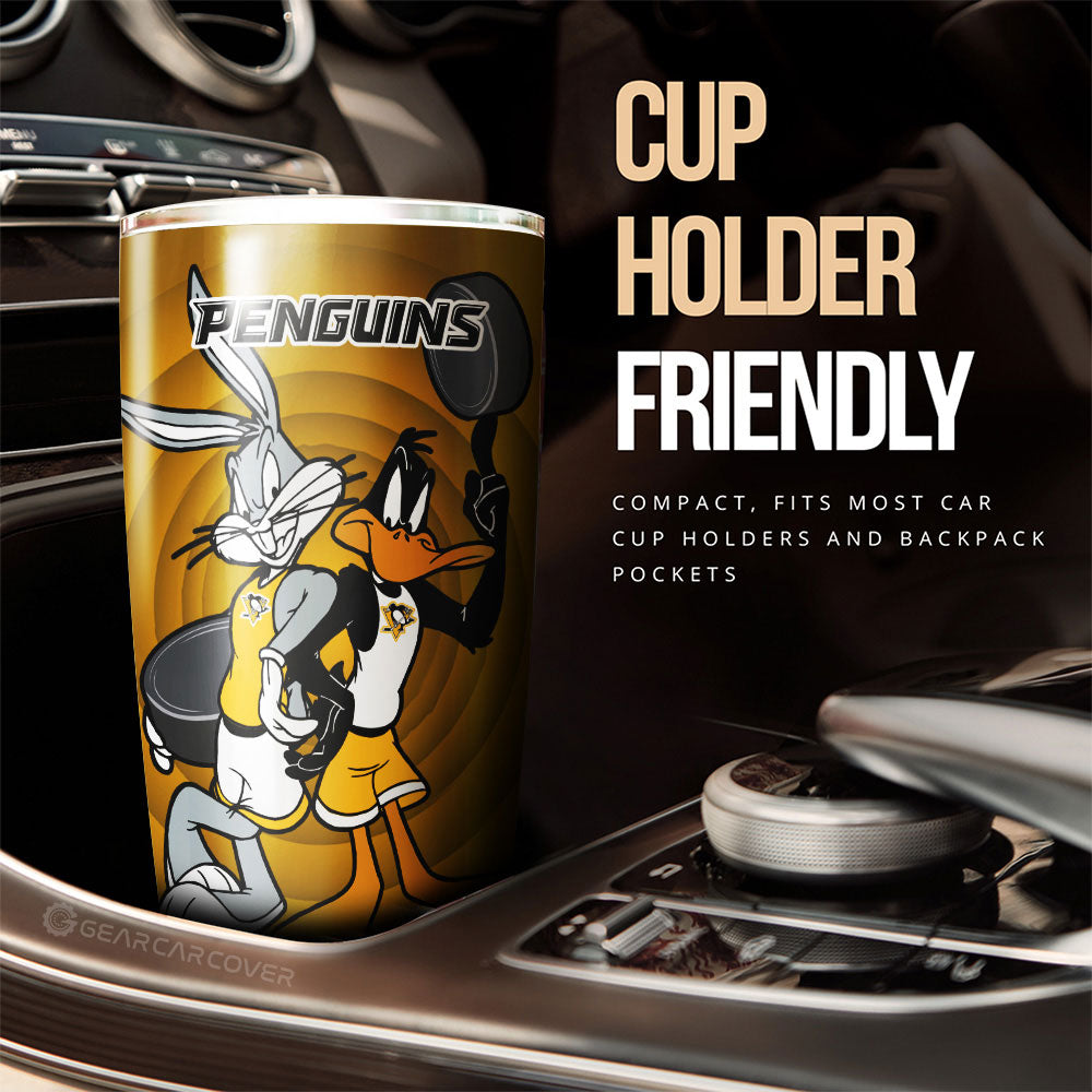 Pittsburgh Penguins Tumbler Cup Custom Car Accessories - Gearcarcover - 3