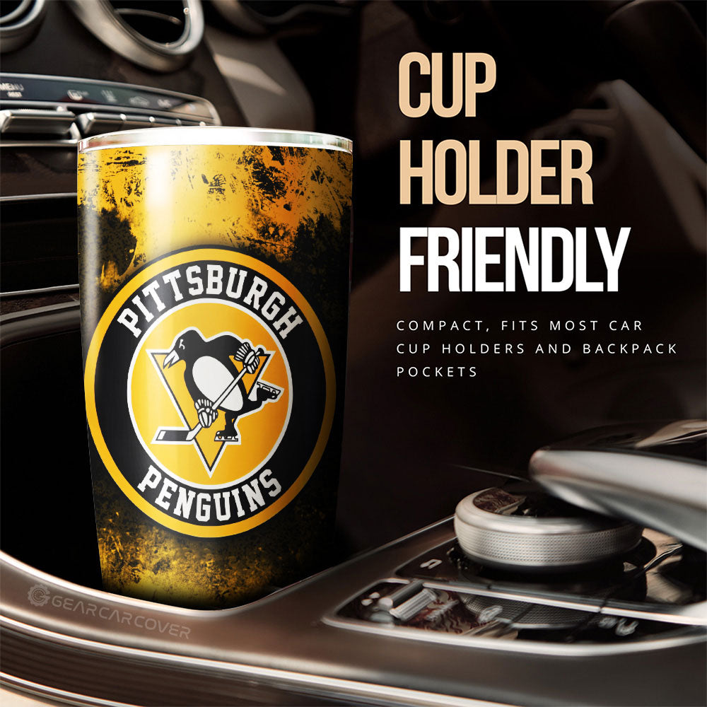 Pittsburgh Penguins Tumbler Cup Custom Car Accessories - Gearcarcover - 3