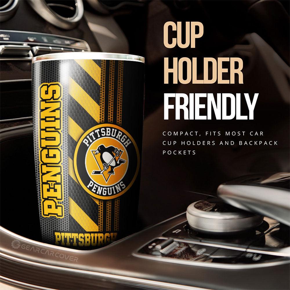 Pittsburgh Penguins Tumbler Cup Custom Car Accessories - Gearcarcover - 3