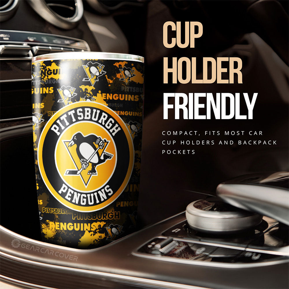 Pittsburgh Penguins Tumbler Cup Custom Car Accessories - Gearcarcover - 3