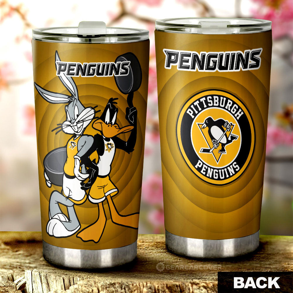 Pittsburgh Penguins Tumbler Cup Custom Car Accessories - Gearcarcover - 1