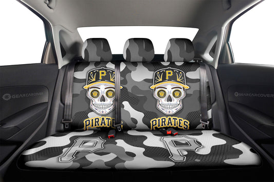 Pittsburgh Pirates Car Back Seat Covers Skull Theme Collection - Gearcarcover - 2