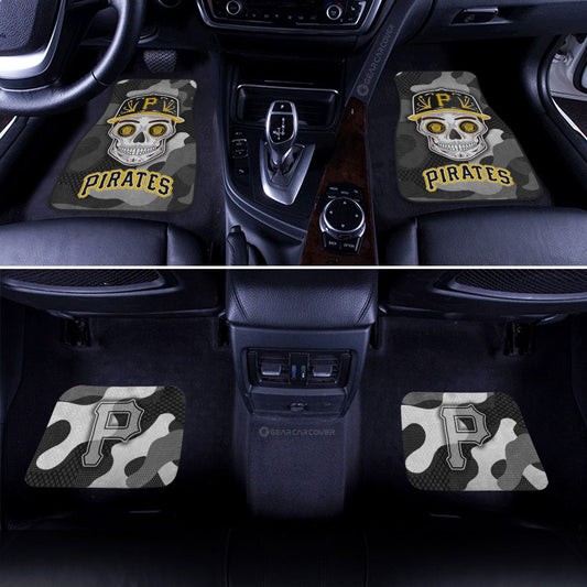 Pittsburgh Pirates Car Floor Mats Skull Theme Collection - Gearcarcover - 2