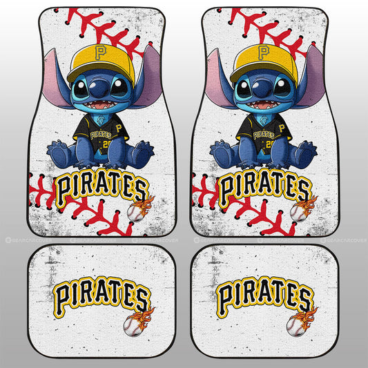 Pittsburgh Pirates Car Floor Mats Stitch Theme Collection - Gearcarcover - 1
