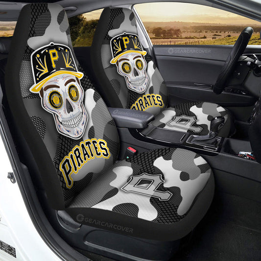 Pittsburgh Pirates Car Seat Covers Skull Theme Collection - Gearcarcover - 2