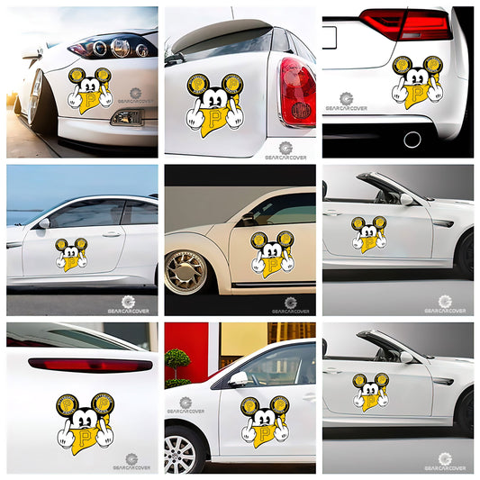 Pittsburgh Pirates Car Sticker Custom Car Accessories - Gearcarcover - 2