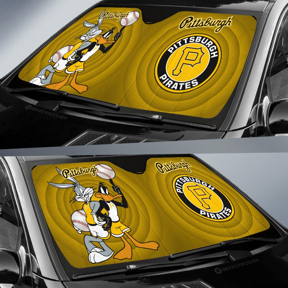 Pittsburgh Pirates Car Sunshade Custom Car Accessories - Gearcarcover - 2