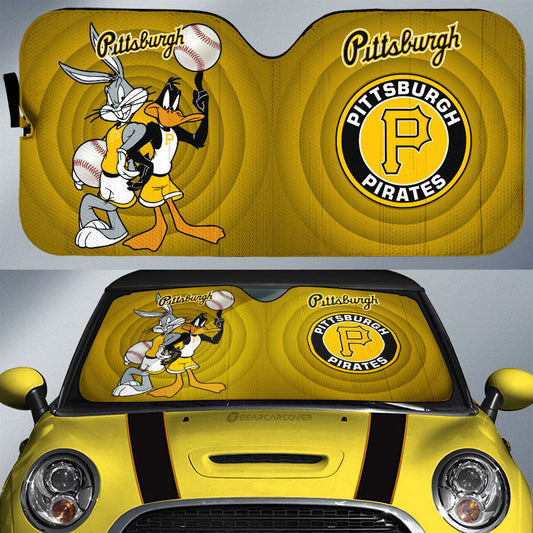 Pittsburgh Pirates Car Sunshade Custom Car Accessories - Gearcarcover - 1