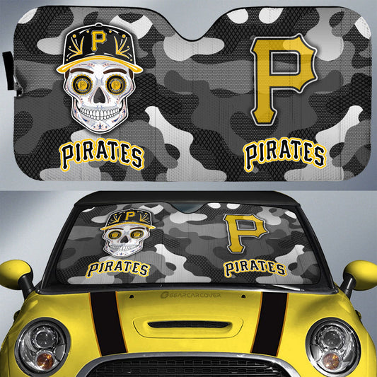 Pittsburgh Pirates Car Sunshade Skull Theme Collection - Gearcarcover - 1